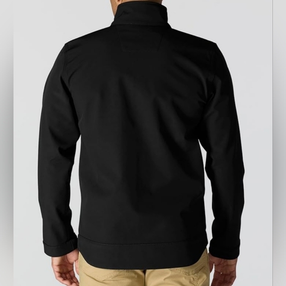 Carhartt Men's Black Rain Defender Relaxed Fit Soft Shell Warm Jacket Like New - Picture 3 of 7